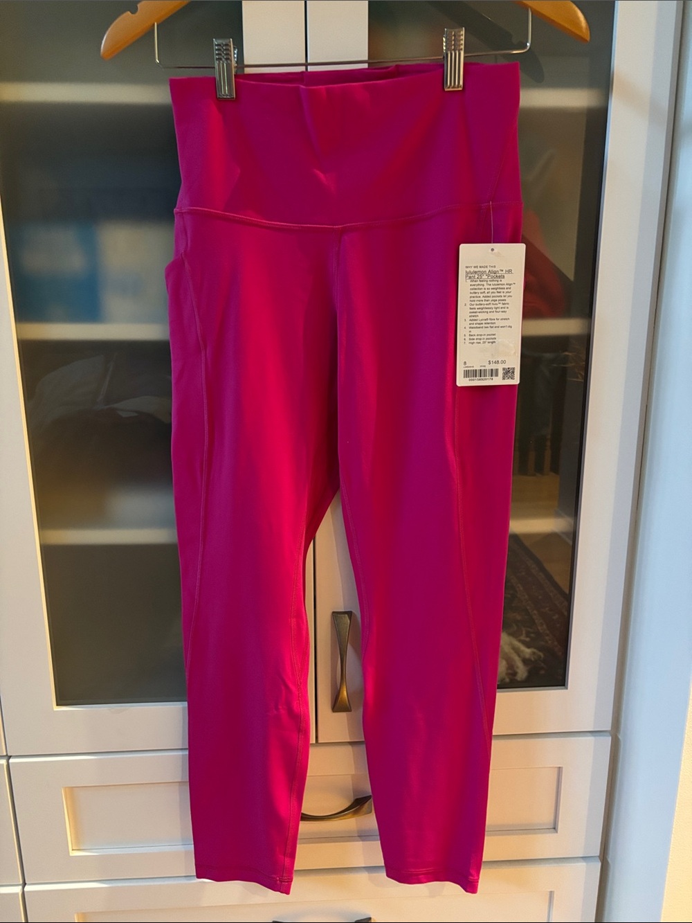 Lululemon Align With Pockets HR SZ 8 25” Pink Flare NWT💗💗💗